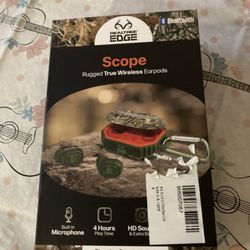 Realtree Edge Scope Rugged True Wireless EarPods New