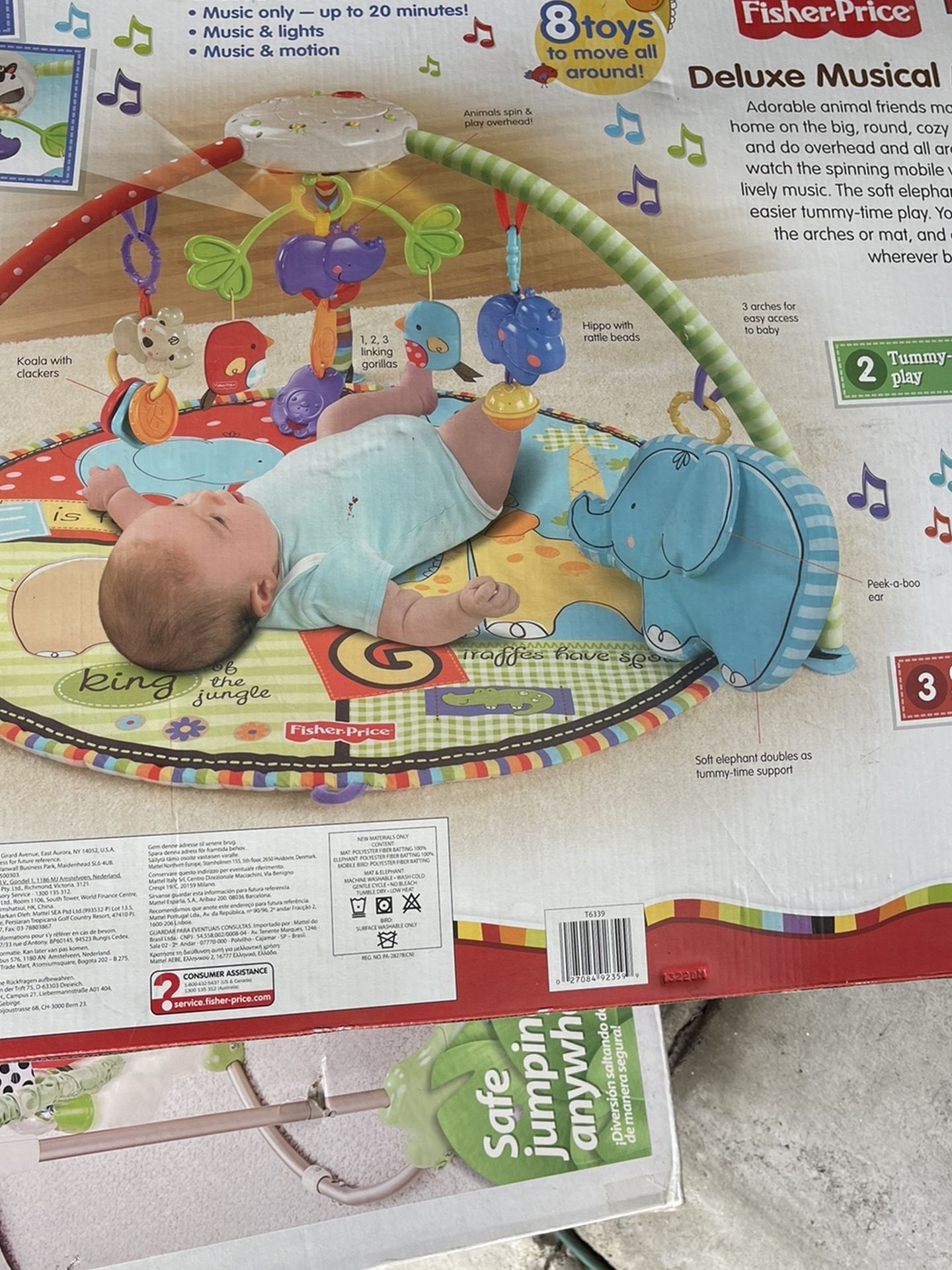Fisher-Price Luv U Zoo Deluxe Musical Mobile Gym