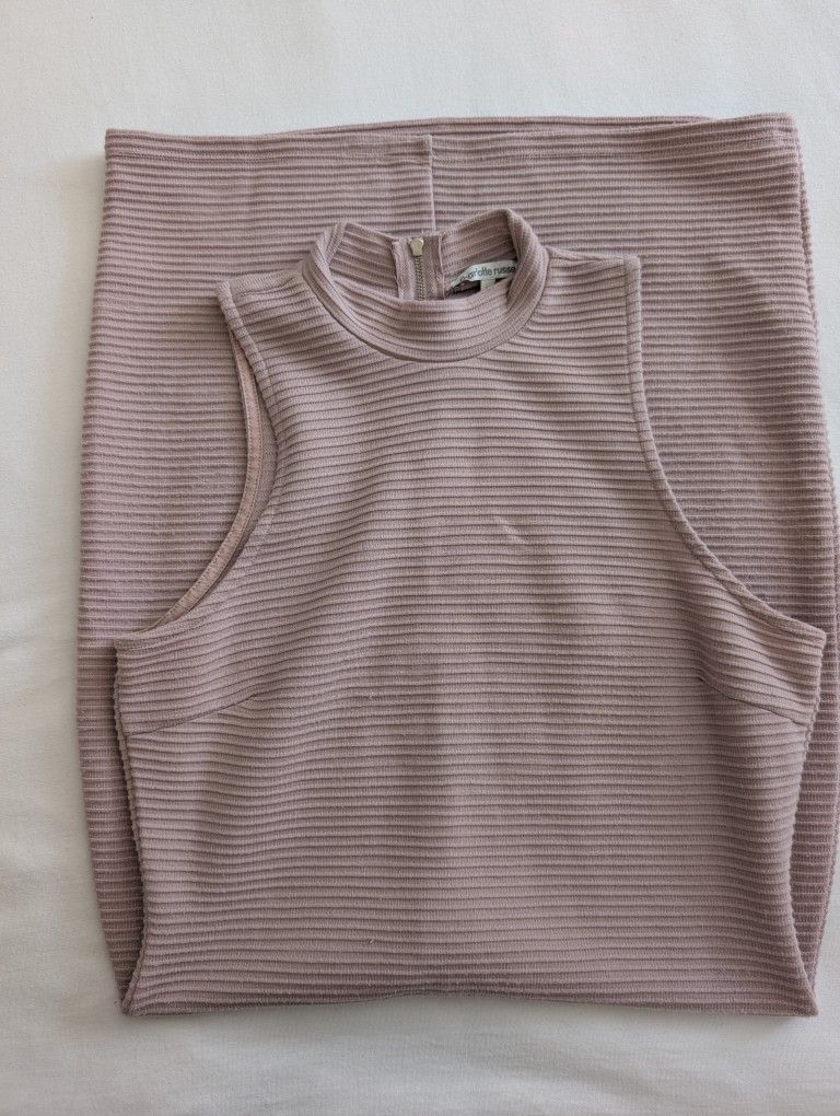 Pink Dress and Skirt
