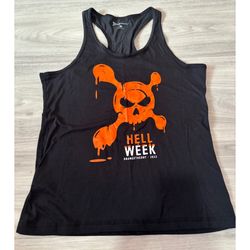 Orangetheory Hell Week 2022 Black Racerback Tank Top Women’s Small