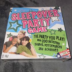"SLEEPOVER PARTY GAME" 2014 Ages 8+ Complete By Endless Games Board Game NEW