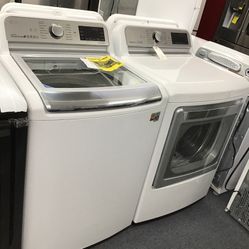 New Scratch And Dent LG Washer And Dryer Set. 1 Year Warranty 