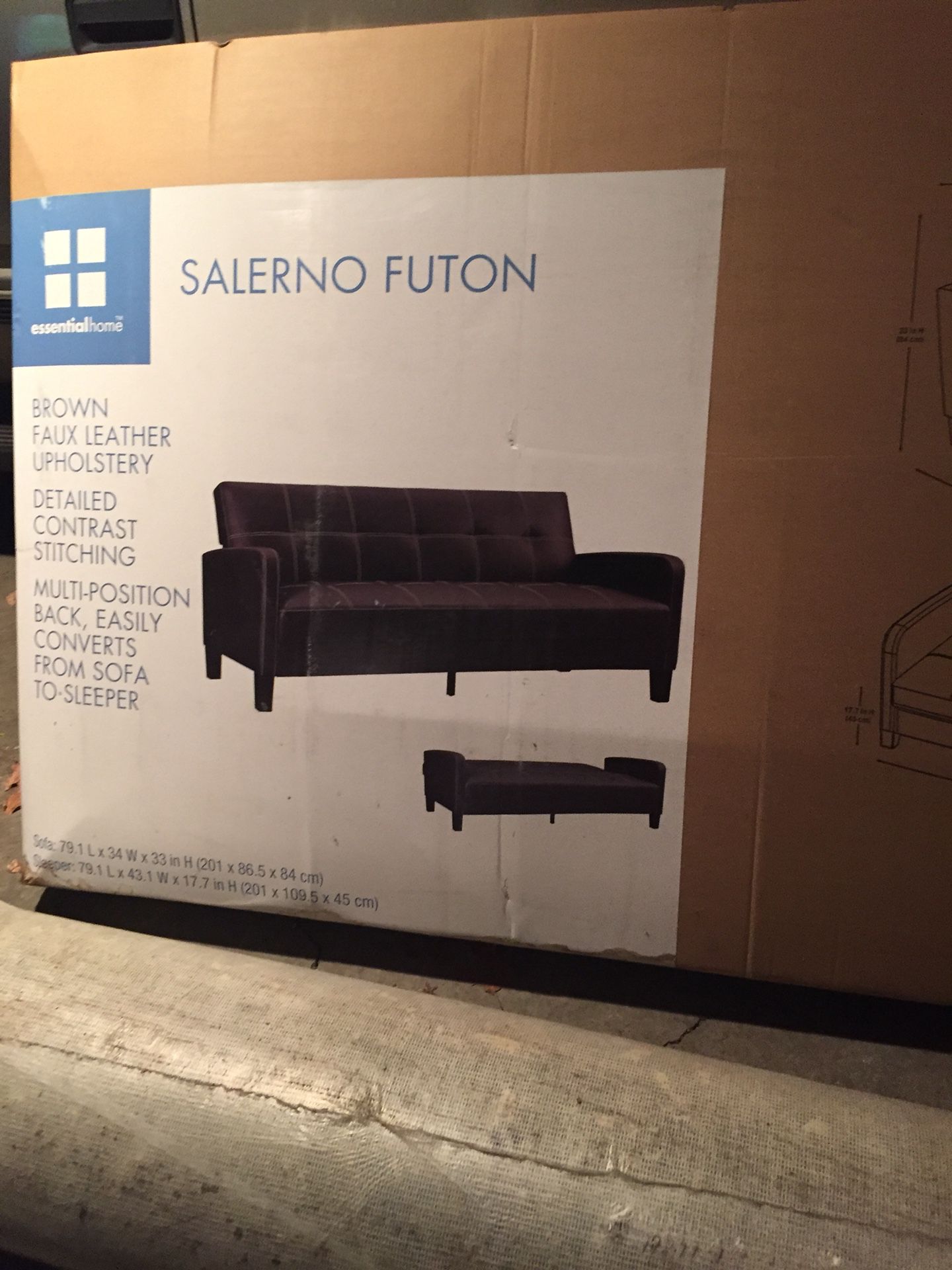 Futon brand new in box