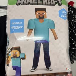 Kids 10-12 (Steve) Minecraft Costume