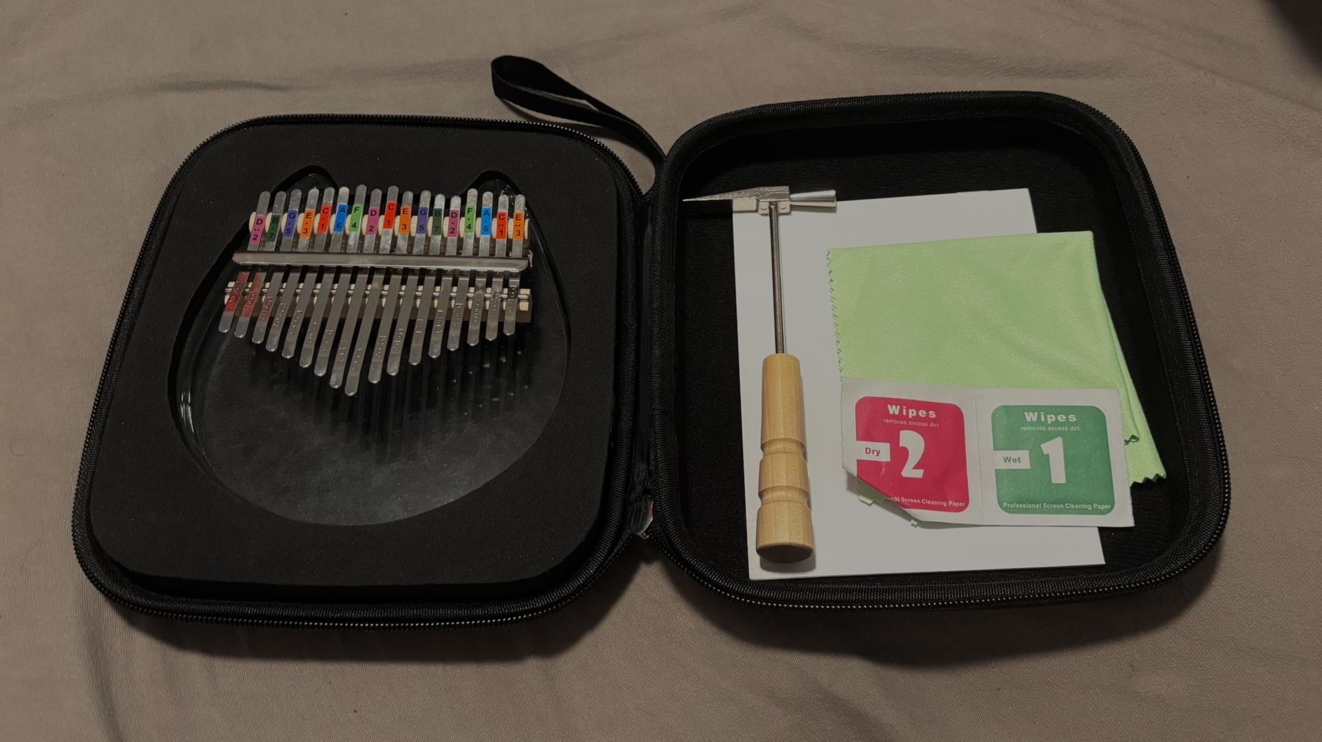 Clear Cat Shaped Kalimba