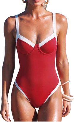 Red Women Swimsuit