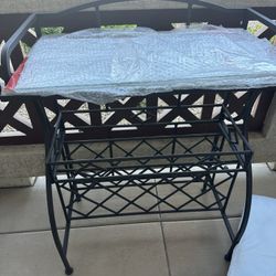 Wrought iron Wine/bar Rack