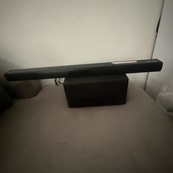 LG SOUNDBAR AND SUBWOOFER 
