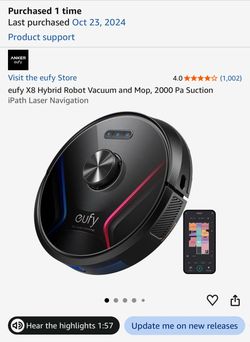 eufy X8 Hybrid Robot Vacuum