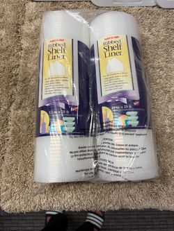 Plast-O-Mat Ribbed Shelf Liner 2-Pack 12in x 25ft