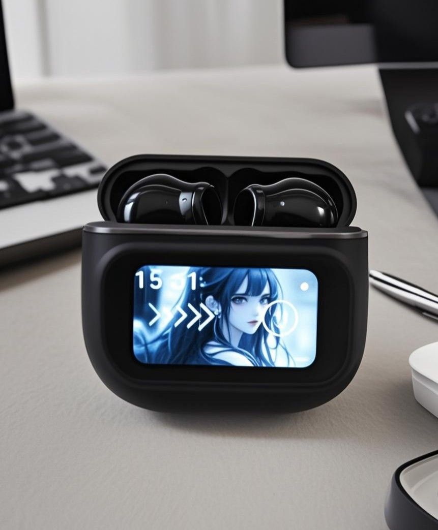 ANC Active Noise Cancellation Wireless
Earphone Touch Screen Bluetooth 5.3 TWS Earbuds
Stereo Space Audio HIFI Headphone