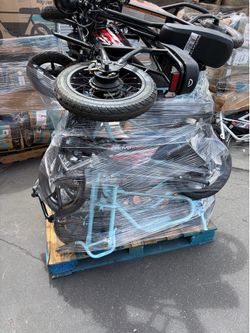 Children's/Teenagers' Electric Bicycles return pallet. No working