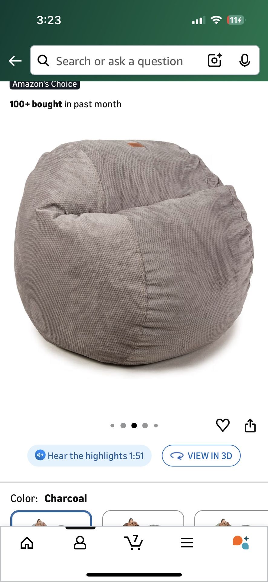 CordaRoy’s Bean bag