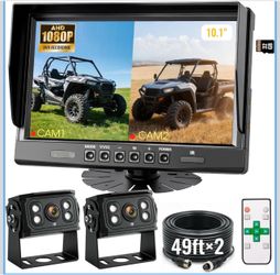 Dual Camera Backup camera system for ATVs