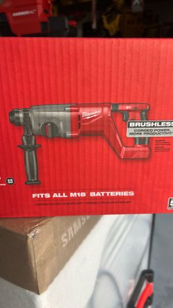 Milwaukee M18 1” SDS  Plus D-Handle Rotary Hammer tool only