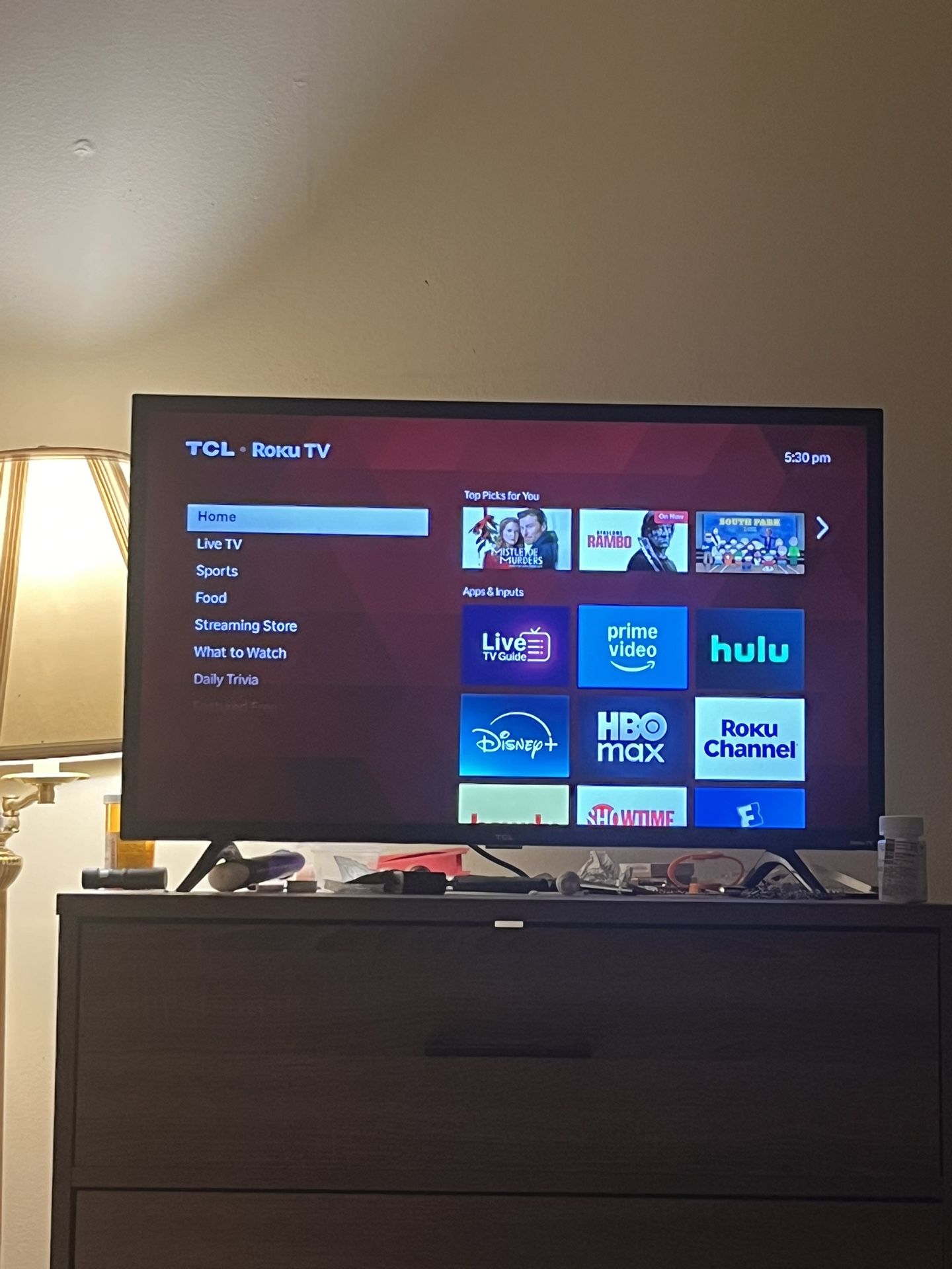 40in TCL Roku Smart TV