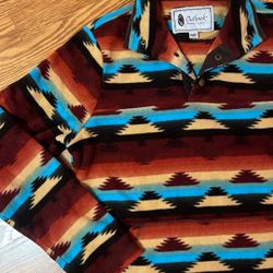 Outback Trading Company Ladies Delaney Sunset Henley Pullover