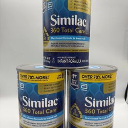 Similac 360 Total Care $42 Ea