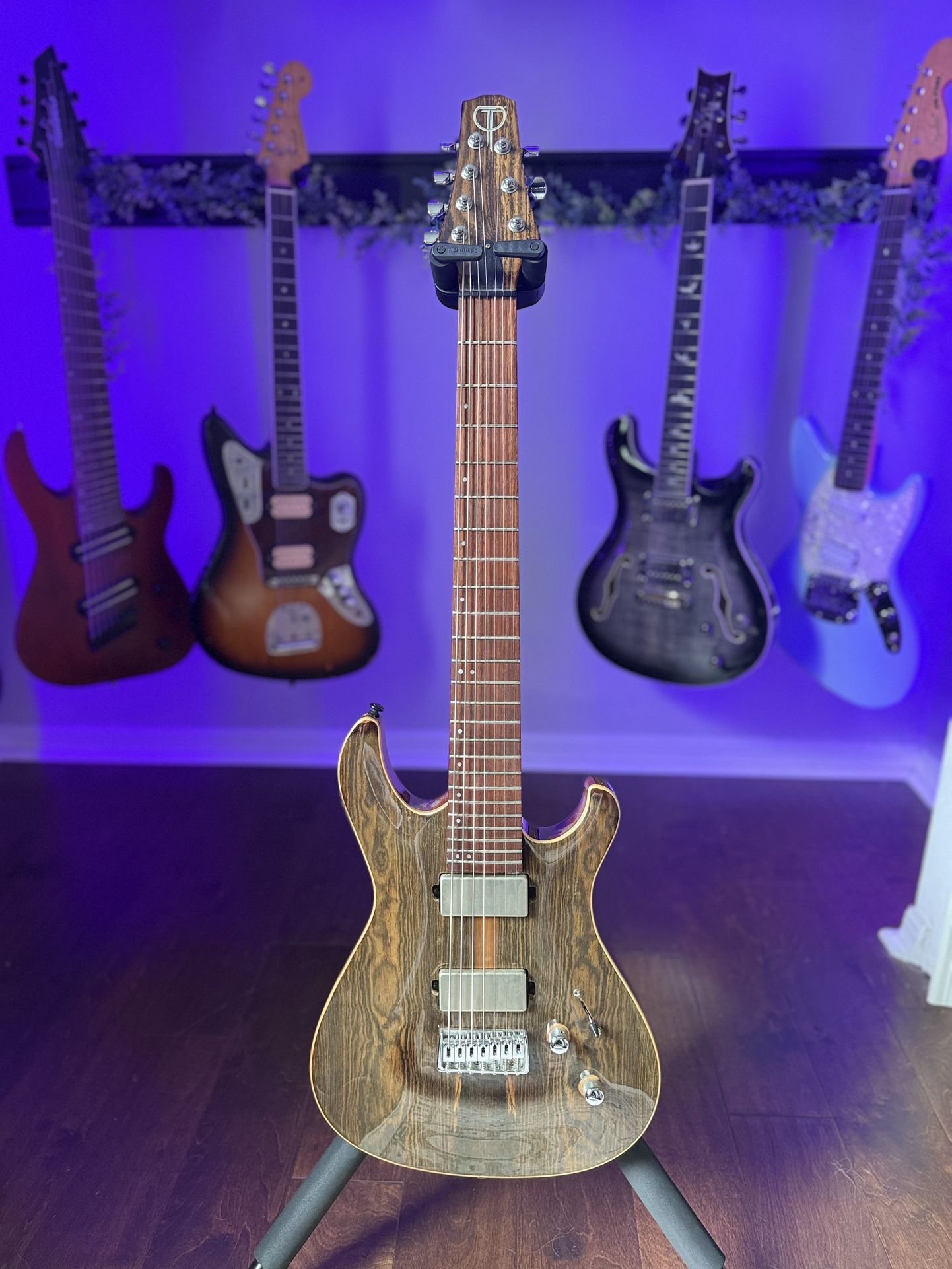 Teton 7-String Electric Guitar R1660ZI-7 with OHSC