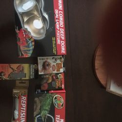 Complete lighting sets for reptiles
