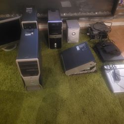 Lot Of Computers And Laptops