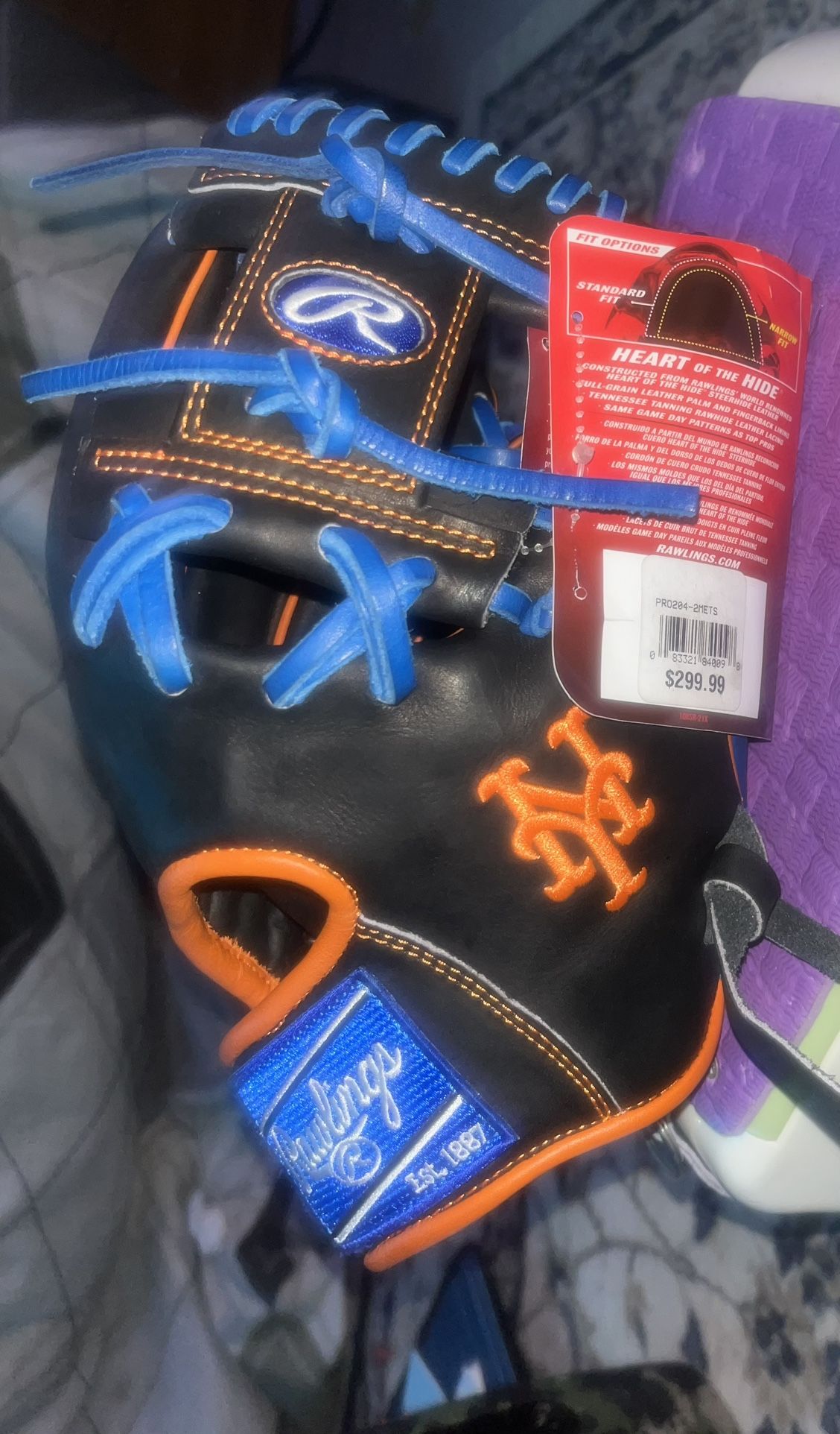 Brand New Rawlings Standard Fit Glove 11/1/2 Inch
