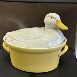 “Vintage Duck Casserole Dish – $75, Priced to Sell!”