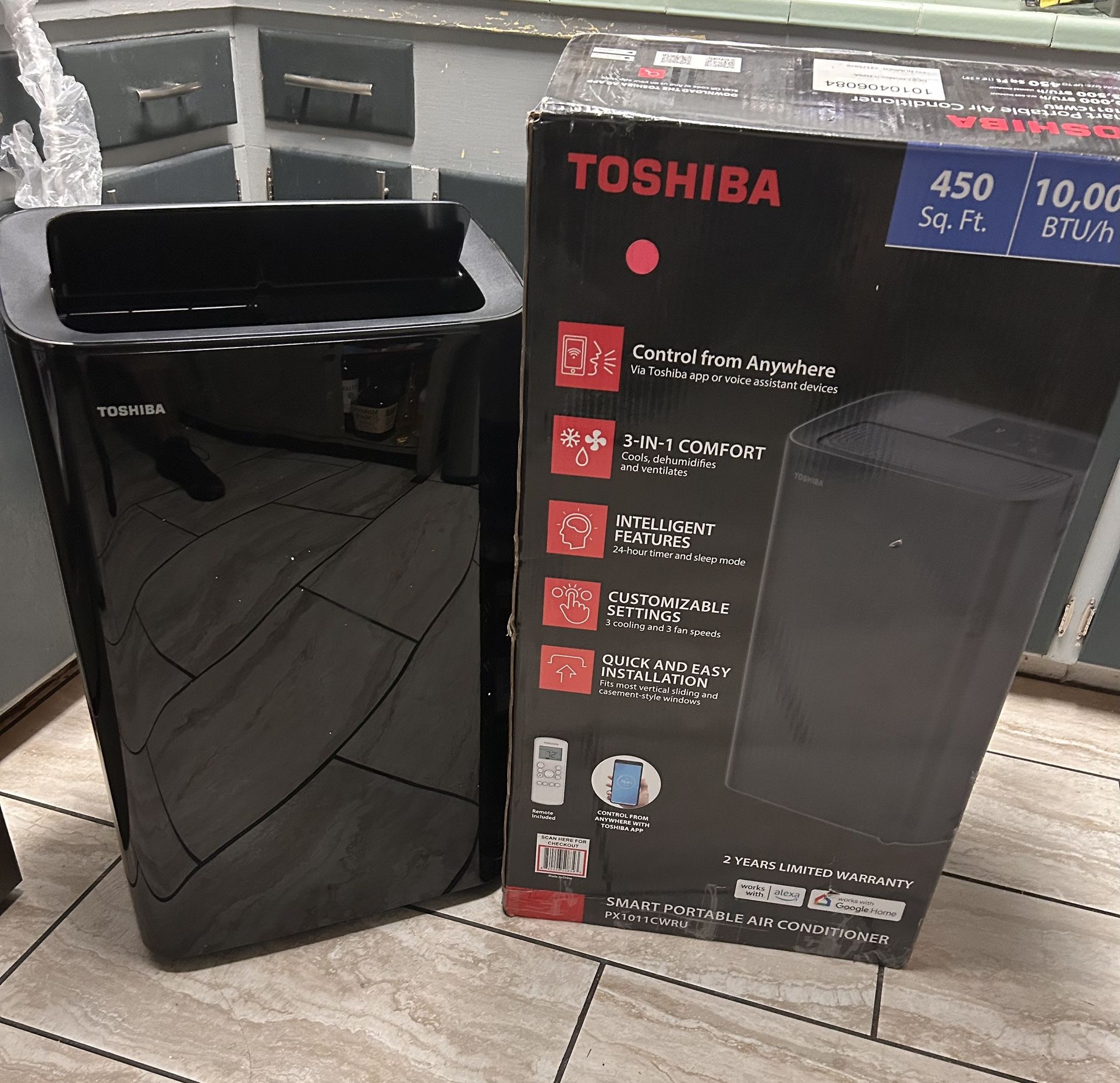 New Smart Portable Air Conditioner Cools 450 Sq-ft By Toshiba