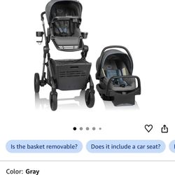 Sold Out ! Evenflo Travel System Troop Car Seat +  Stroller