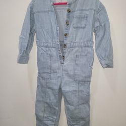 TODDLER GIRL JEAN ROMPER