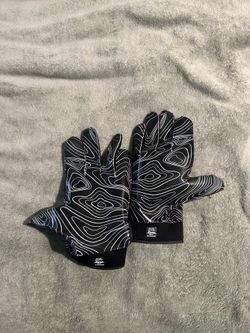 Cutters, black football gloves