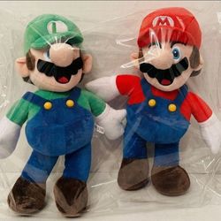 Super Mario Brothers Luigi Plush Doll Stuffed Animal Toy 12" Nintendo Toy NEW