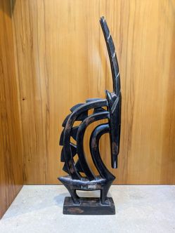 Vintage Hand-Carved Chiwara Sculpture 26" | Mali