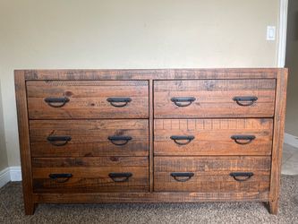 Real wood dresser