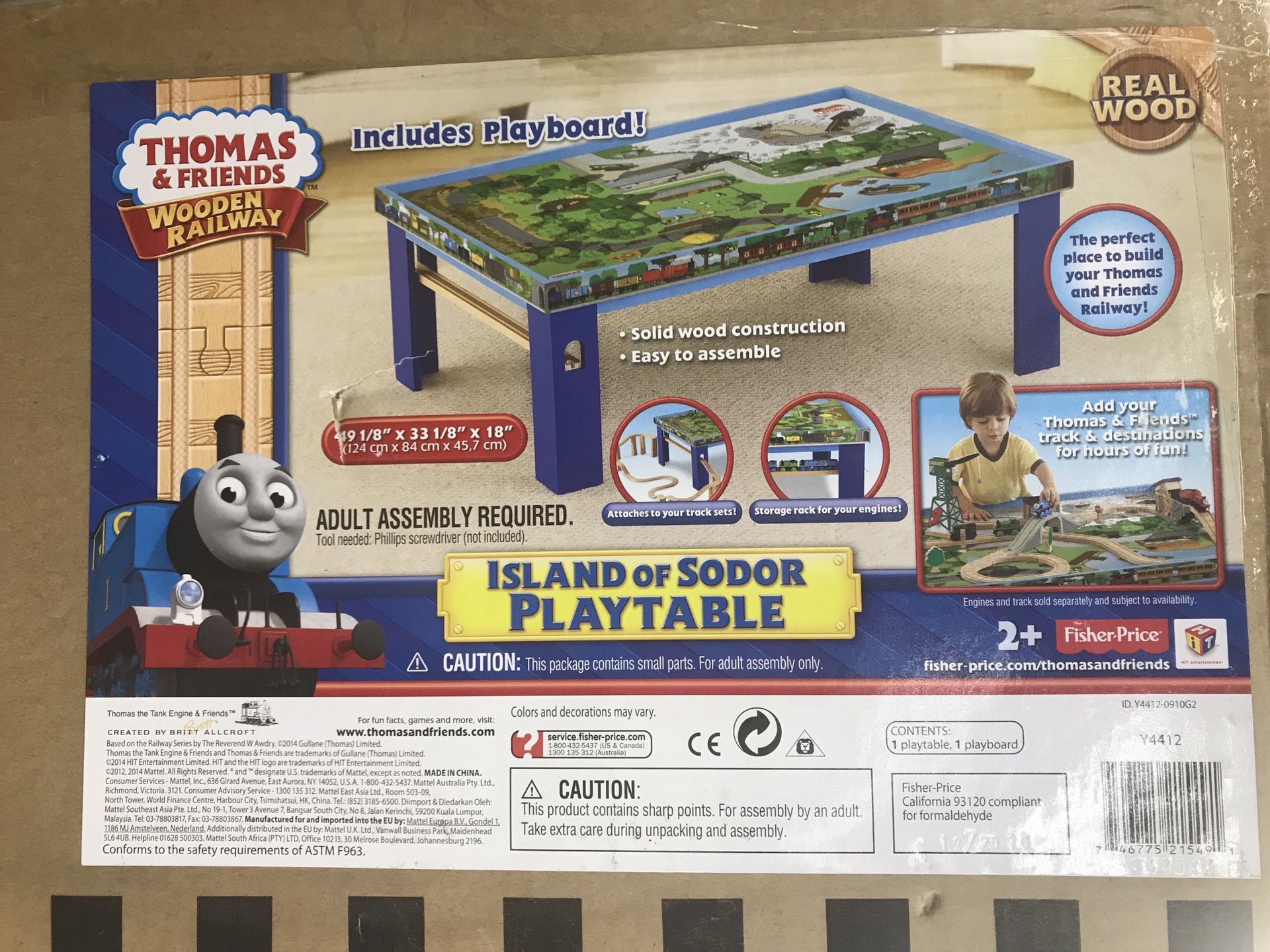New in box Thomas & Friends Island of Sodor Playtable Thomas the Train