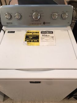 Maytag high efficiency washer scratch and dent