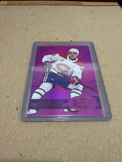 Lane Hutson 2025 Metal Universe PMG Employee Exclusive Card