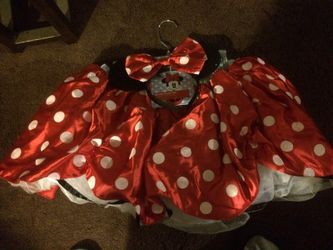 Disney Minnie Mouse Skirt and ears