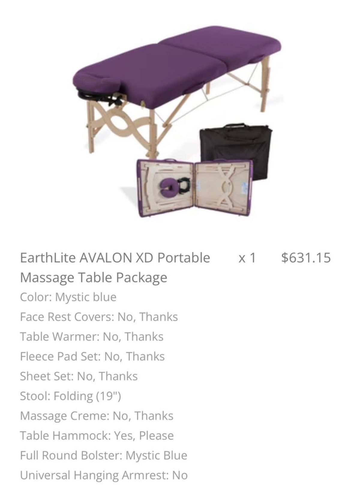 Brand New portable massage table