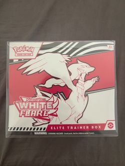 White flare ETB sealed Pokémon