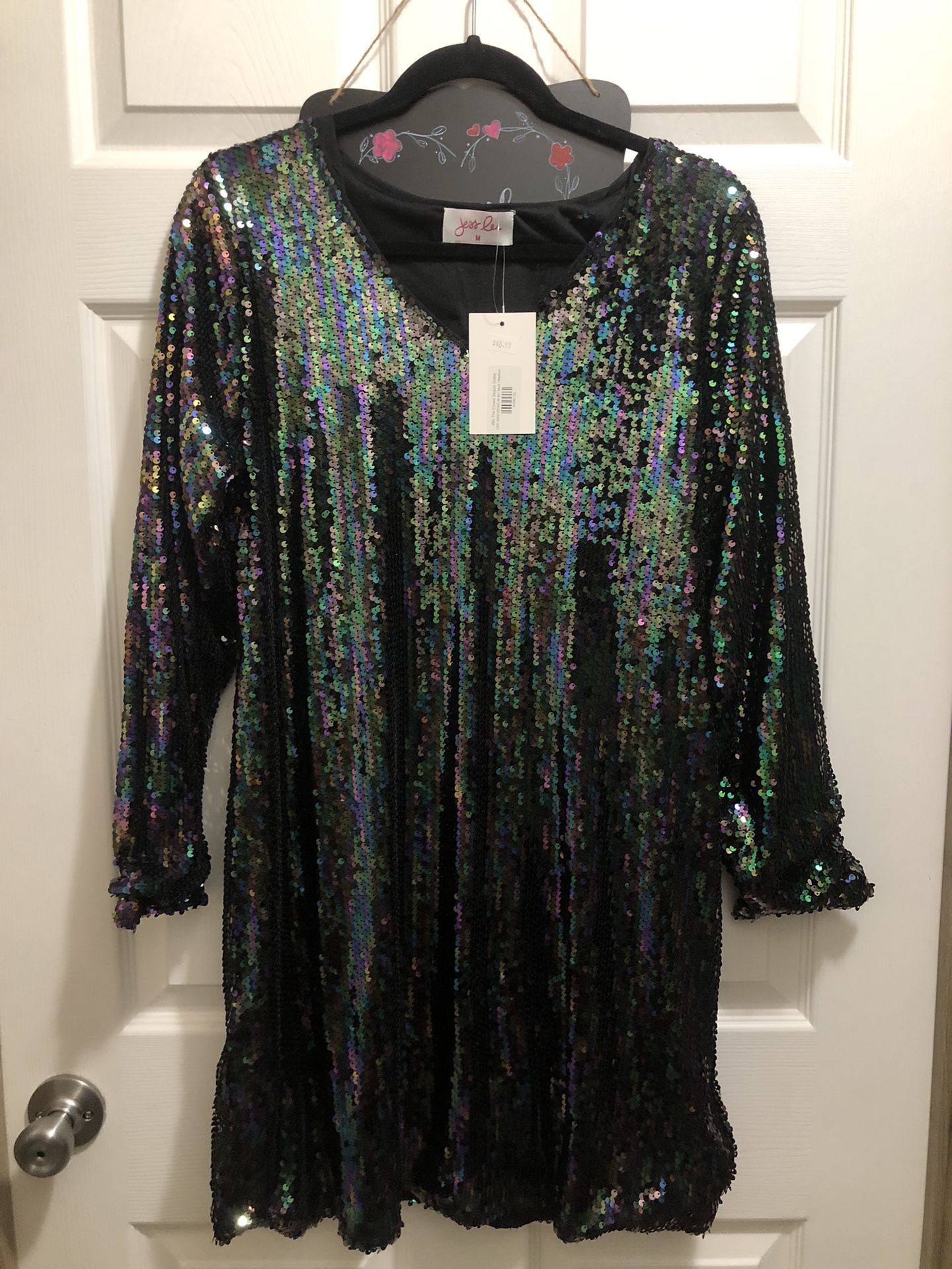 Colorful Sequin Dress