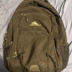 High Sierra Laptop Backpack (black)