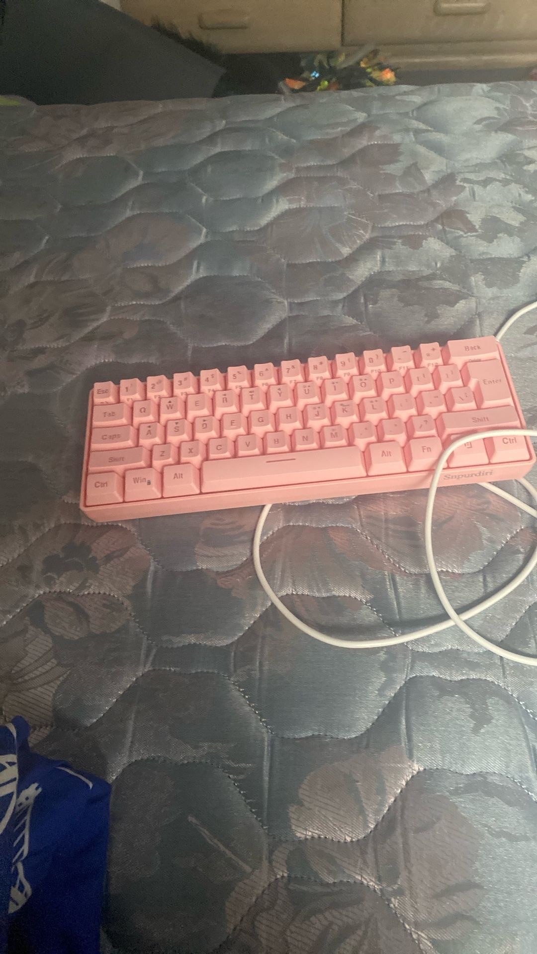 Rgb Snuprdidri Pink Light Up Keyboard