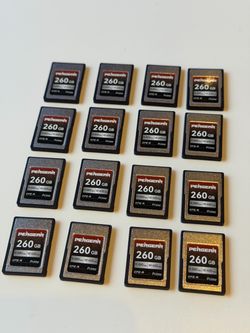 260GB CFexpress Type A cards by PerGear - Extrememly fast and reliable for 4K 6K 8K Video Photo