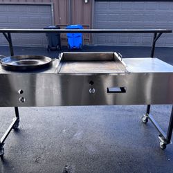 Carrito Taquero Plancha 24 “ 