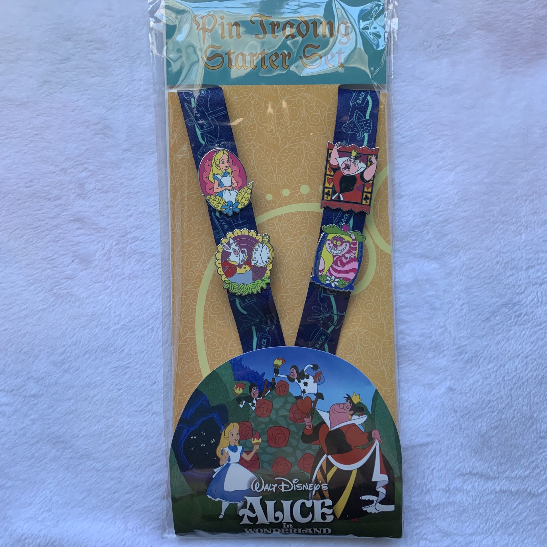 Disney 4 Pin Trading Alice In Wonderland