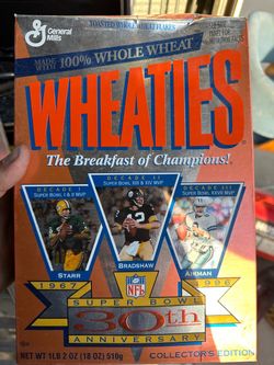 Vintage wheaties cereal, box