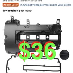 Upgraded Aluminum Valve Cover with Gasket, Bolts & Oil Filler Cap Compatible with 2011-2020 Chevy Cruze Sonic Trax Volt Cadillac ELR Buick Encore 1.4L