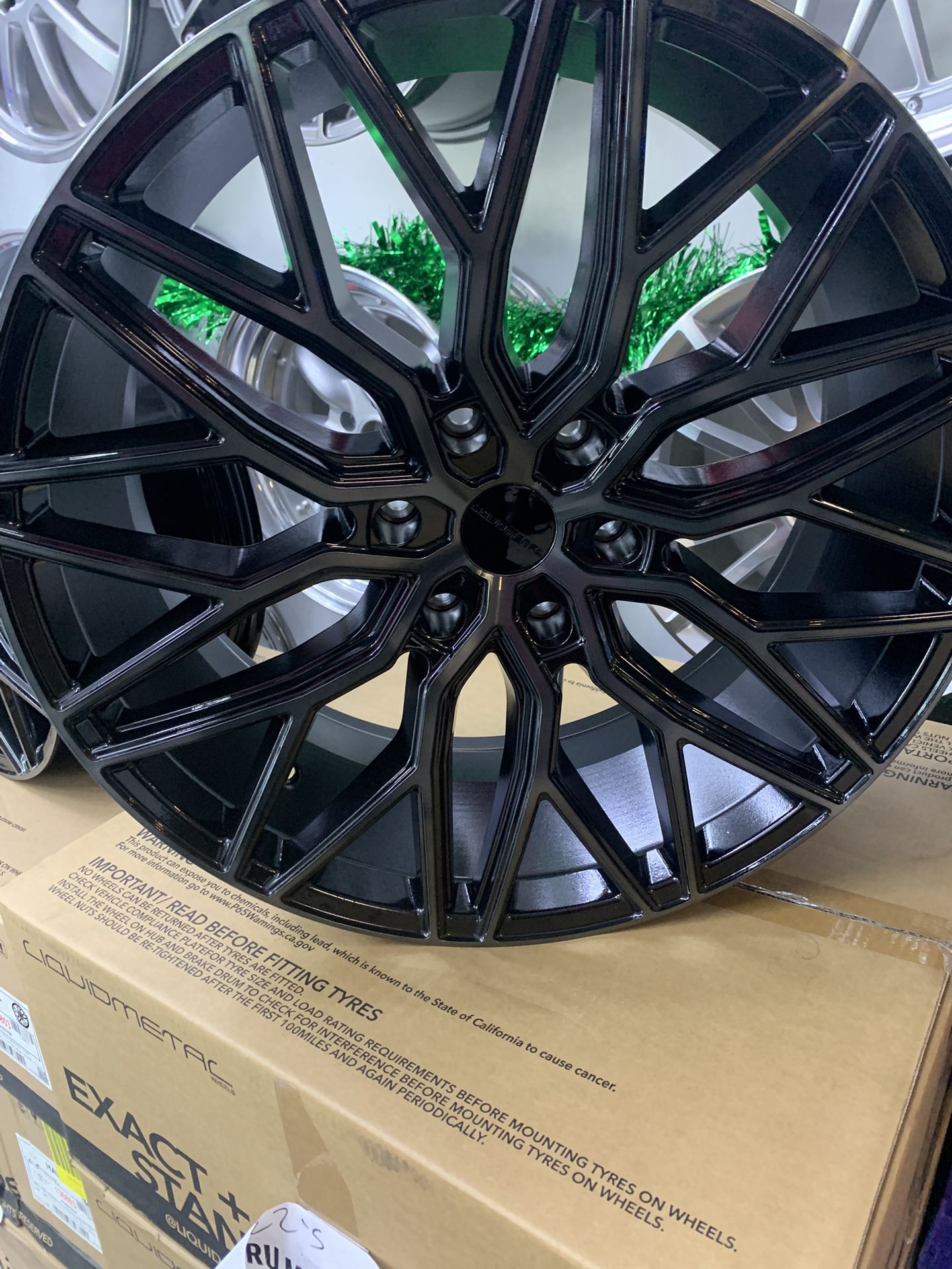 Liquid Metal Hawk 6x139 22x9 Wheels