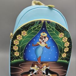  Loungefly Disney Chip ‘n’ Dale Clarice Tropical Mini Backpack 